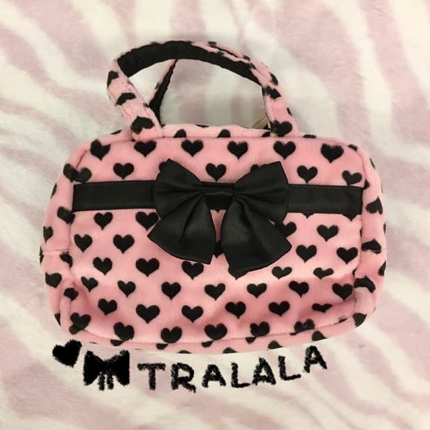 트랄라라 하트 리본 퍼 핸드백 토트백 히메갸루 오네갸루 헤이세이