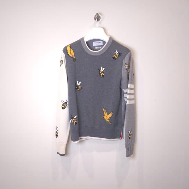 [중고/정품] 톰브라운 사선 버드앤비 펀믹스 니트 2