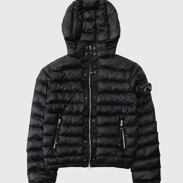 배드블러드 라이트웨이트 후드 패딩 M