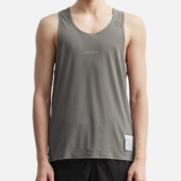 Satisfy Space-o Singlet Dry Sage
