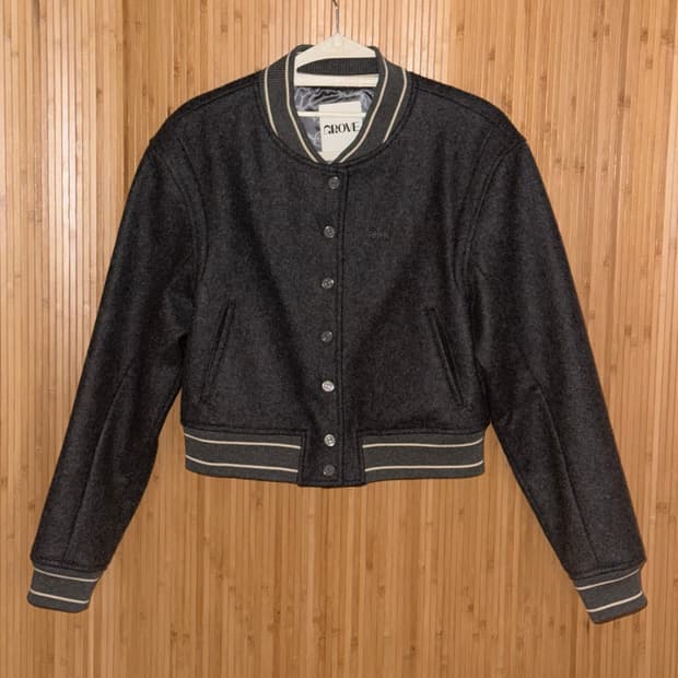 그로브 러스트 점퍼 바시티 자켓 (RUST JUMPER)  