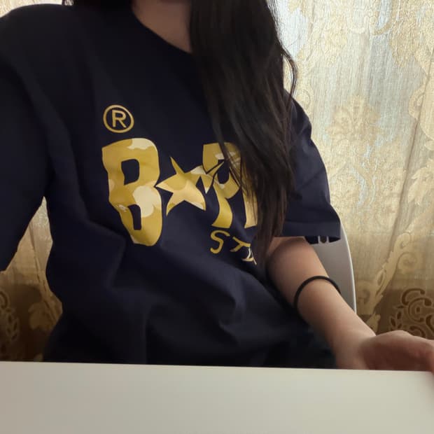 Bape star navy