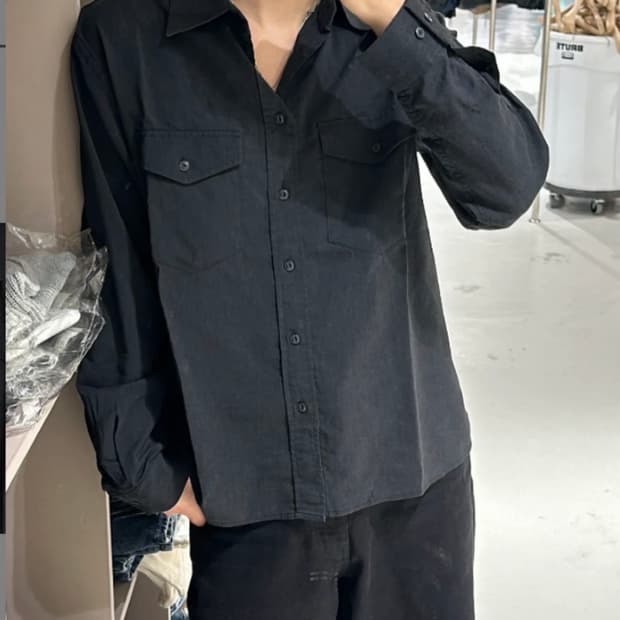 토니웩 웨스턴 셔츠 Midnight Black L