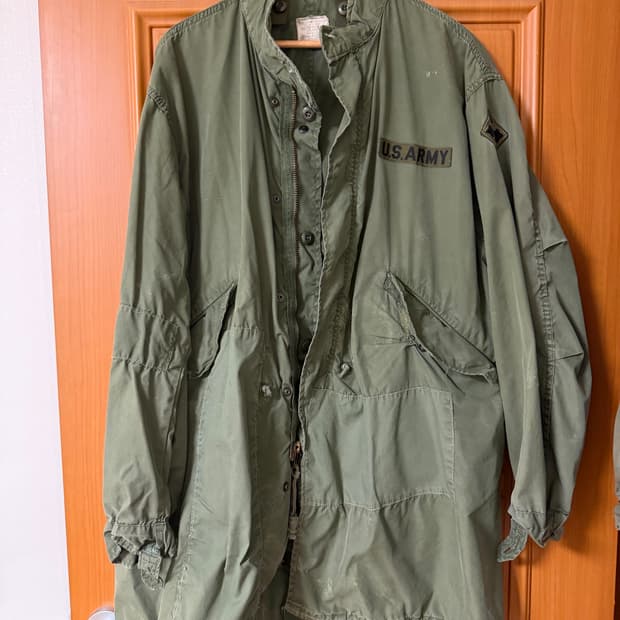 미군 m65 1972 개파카 오리지날 피쉬테일 스몰