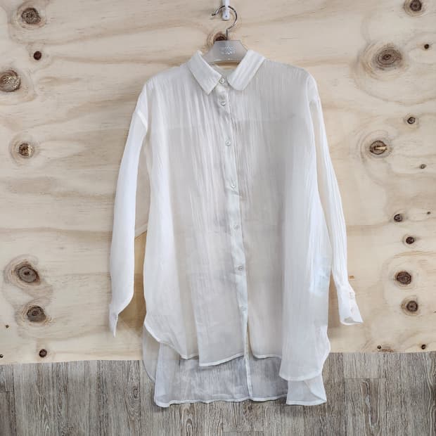 513) 일본 로리즈팜 lowrys farm 시스루 블라우스