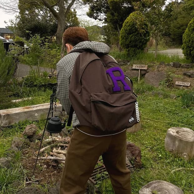 라프시몬스 R로고 백팩