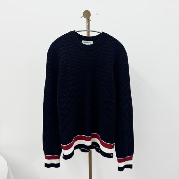 [3] 톰브라운 텍스처드 풀오버 니트 3 size 