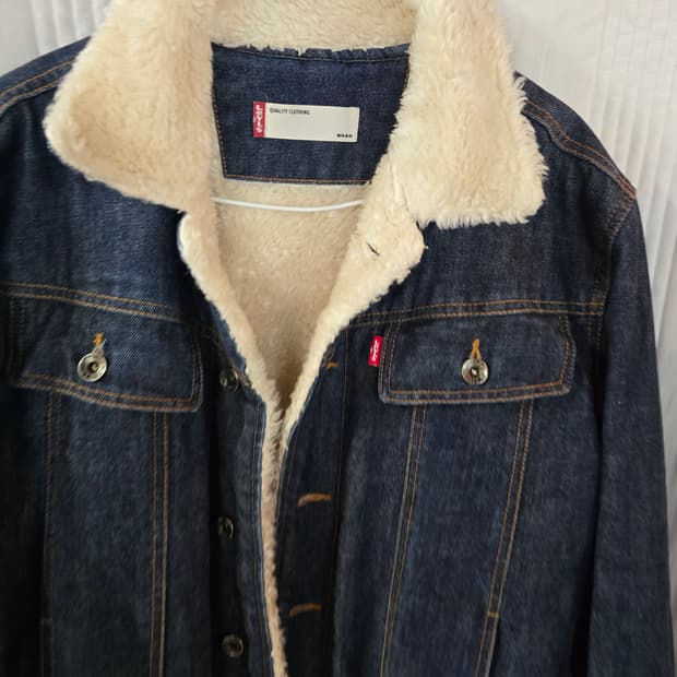 리바이스 양털 청자켓 