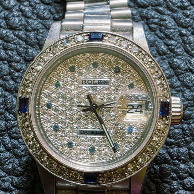 롤렉스 데이저스트 다이아 스틸 여성 자동시계