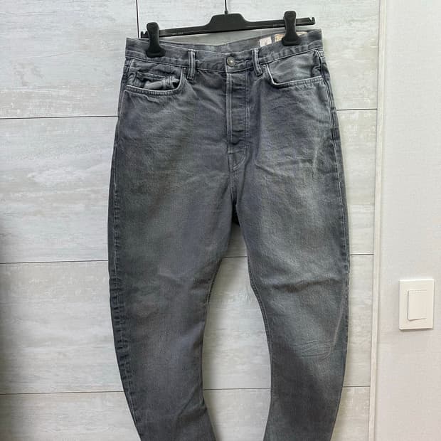 올세인츠 다크 그레이 데님 팬츠 32 o 핏