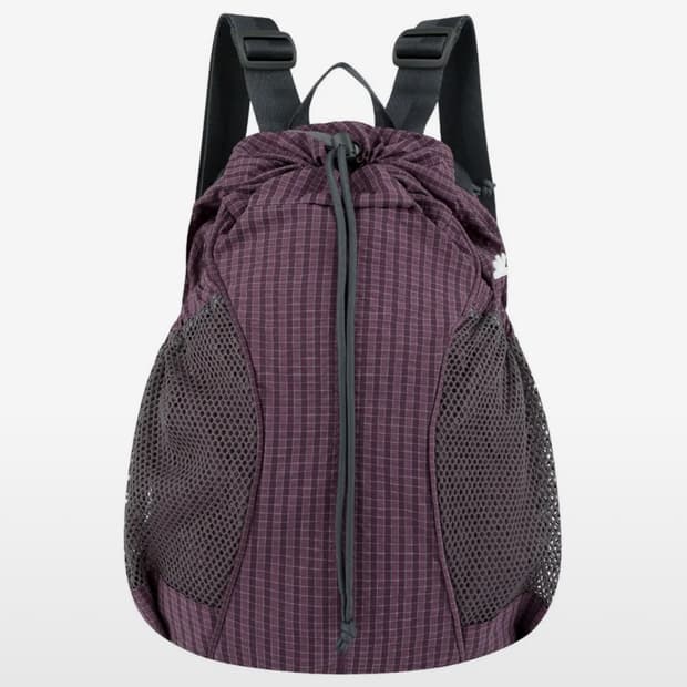 썬러브 짐색 백팩 퍼플 purple gird