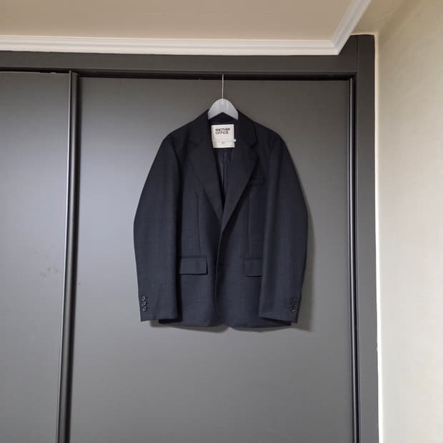 [1] 어나더오피스 레거시 울 블레이저 차콜 / 다크그레이 자켓