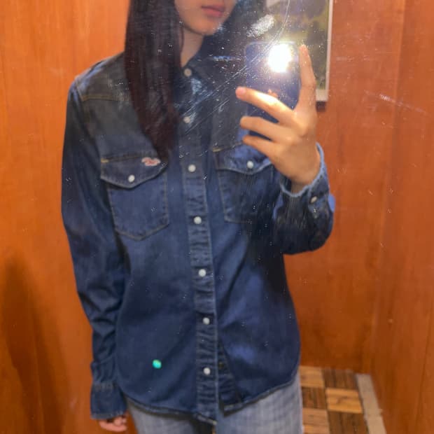  (M) HOLLISTER 데님 셔츠