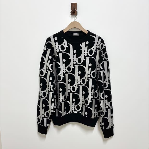 디올 오블리크 리플렉티브 맨투맨