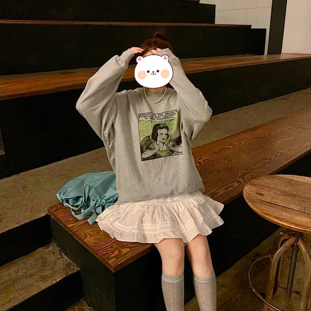 [새상품] 화이트 캉캉 스커트 속바지안감