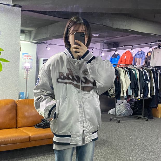 MLB 시카고 컵스 빅로고 실버 바시티 B4271