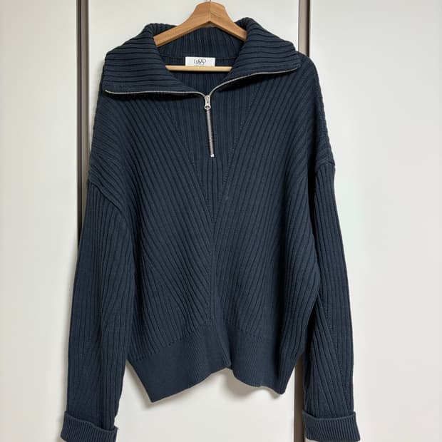 LMOOD 하프집업 니트 46