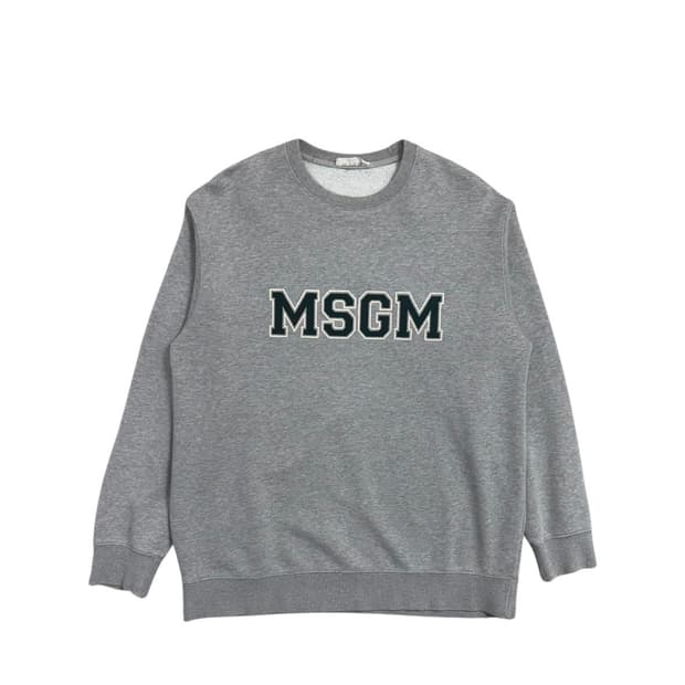 MSGM 맨투맨 그레이