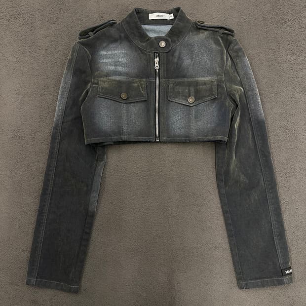 24ans 크롭 라이더 자켓 처분 