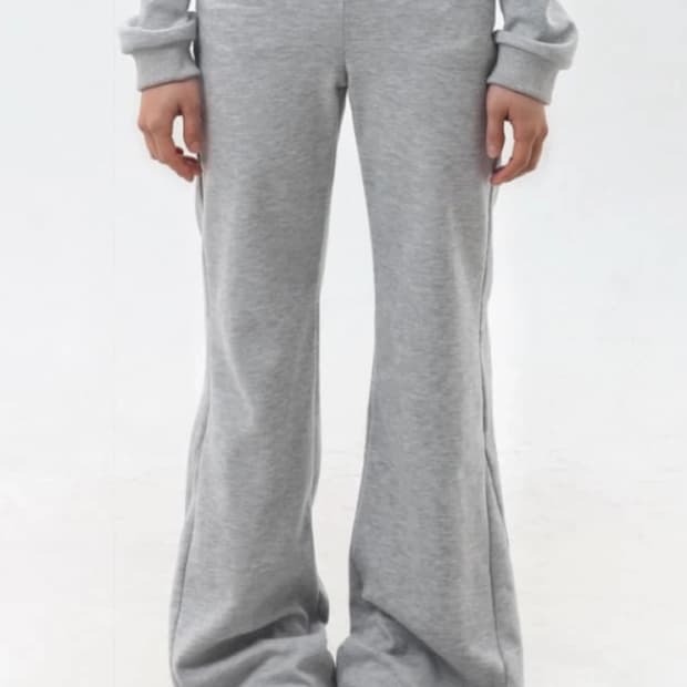 오운서 부츠컷 스웻팬츠 그레이m