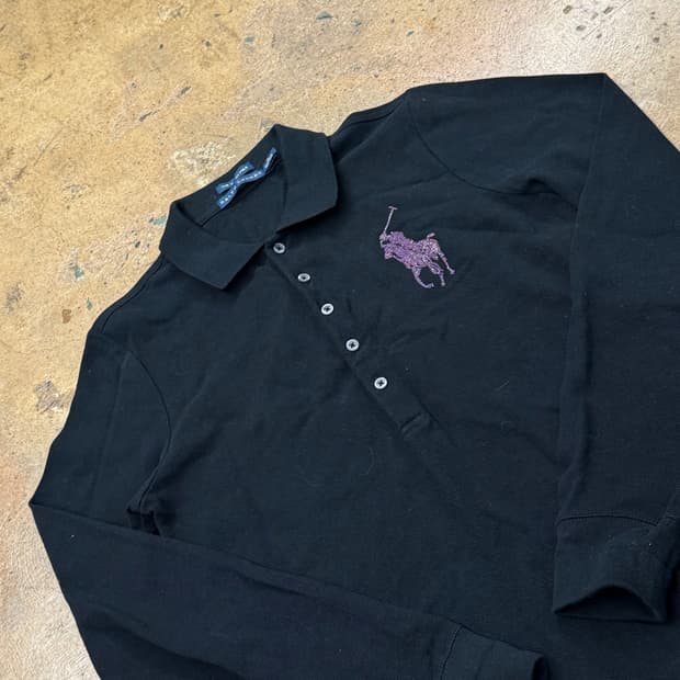 [정품/M] 폴로 랄프로렌 긴팔 원피스 블랙 b17