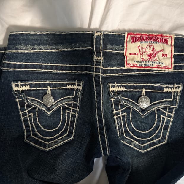 트루릴리젼 슈퍼티 부츠컷 진청 24