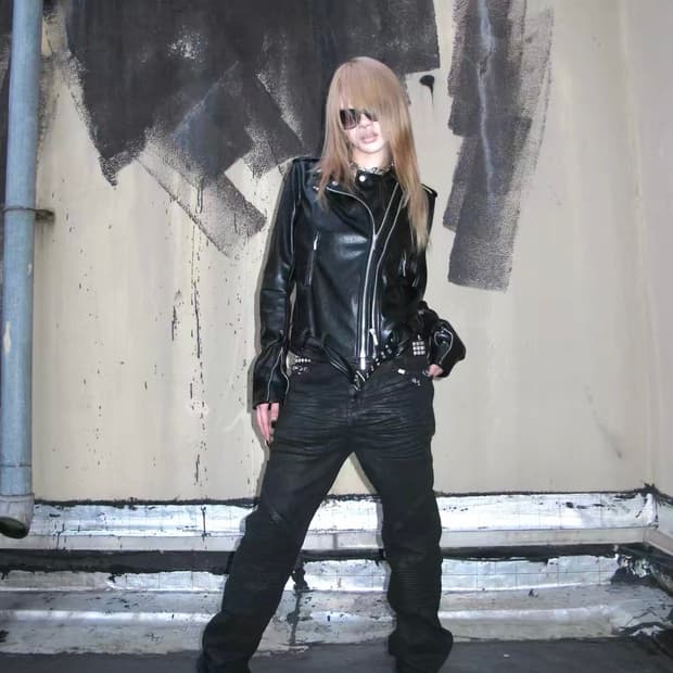 슬림 라이더 레더 자켓