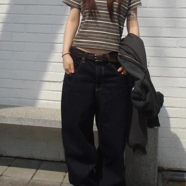 아워캐비넷 팬츠 minimal nonfade pants 논페이드 데님