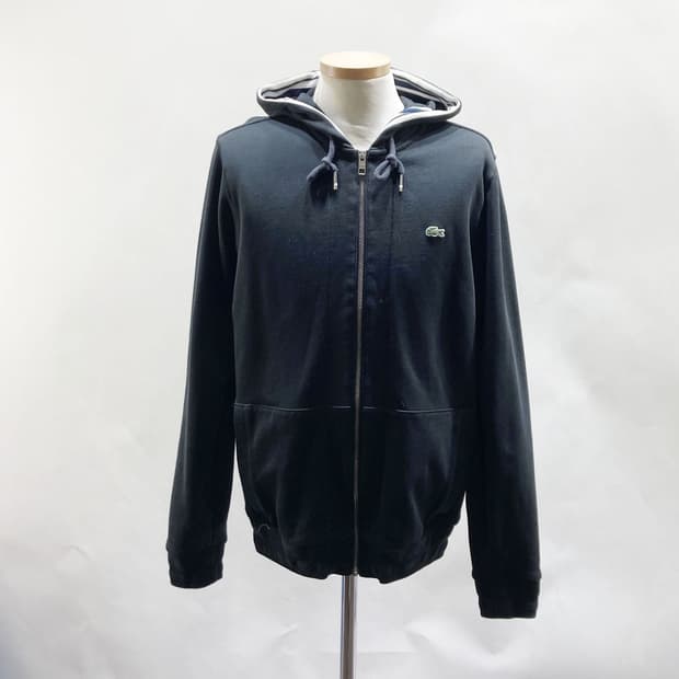 라코스테 남성후드집업 블랙 100 
