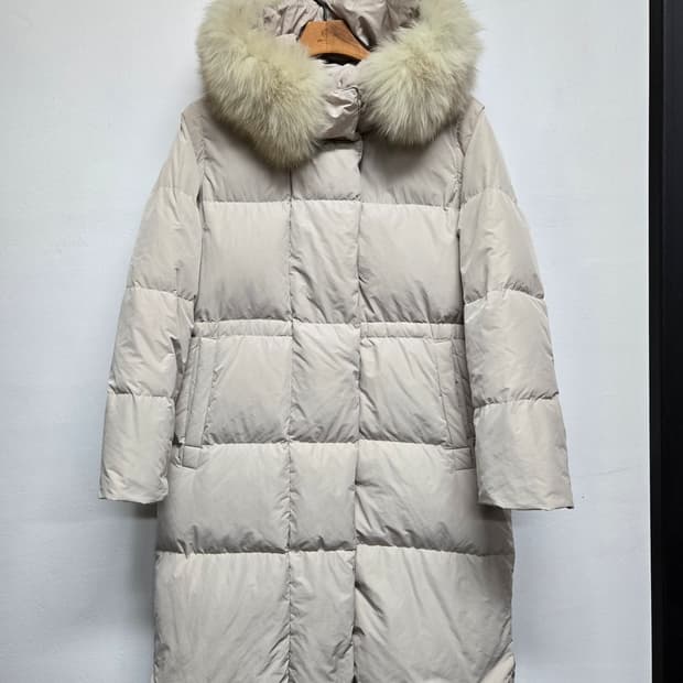 썸제이 SSUMJ 폭스 롱덕다운패딩 다운패딩 롱베스트