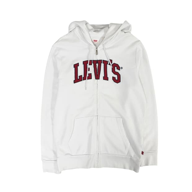 리바이스 화이트 후드집업 (man M)