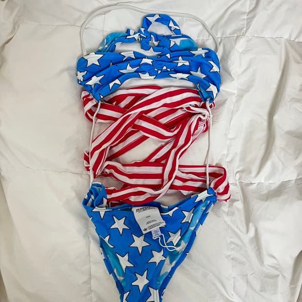 Jeremy Scott x adidas 성조기 수영복