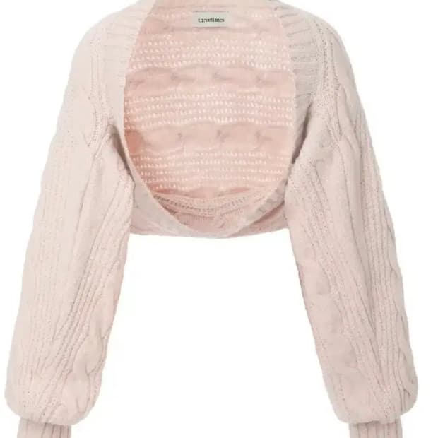 쓰리타임즈 버니볼레로 핑크