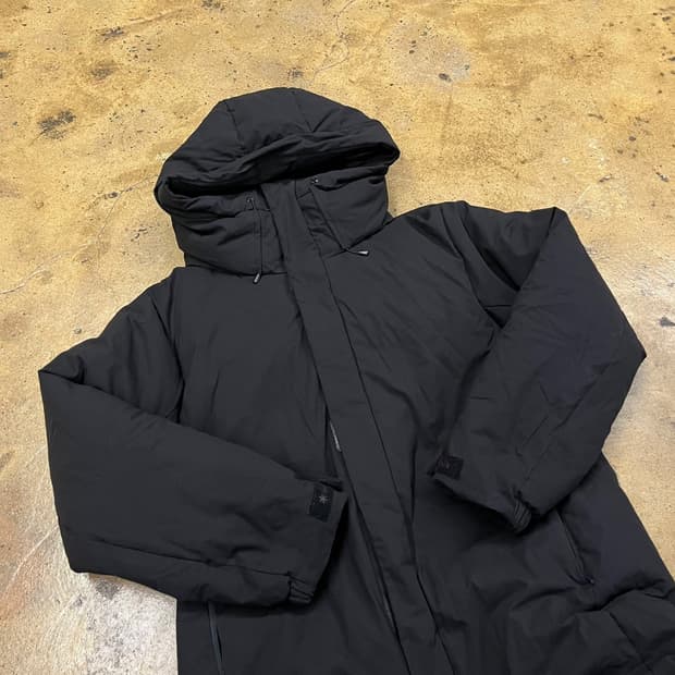 [정품/100,L] 스노우피크 롱패딩 블랙 b19