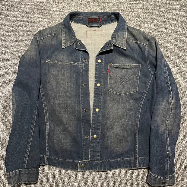 00s 리바이스 엔지니어드진 트러커 자켓 105