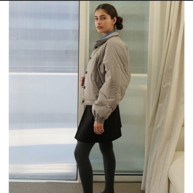 예디 아카이브 봄버 패딩 s