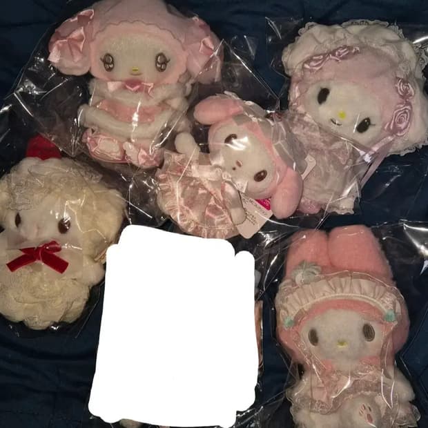 마이멜로디 머랭파티 산리오 마스코트 쇼트케이크 리본드림 고전 시로이치고