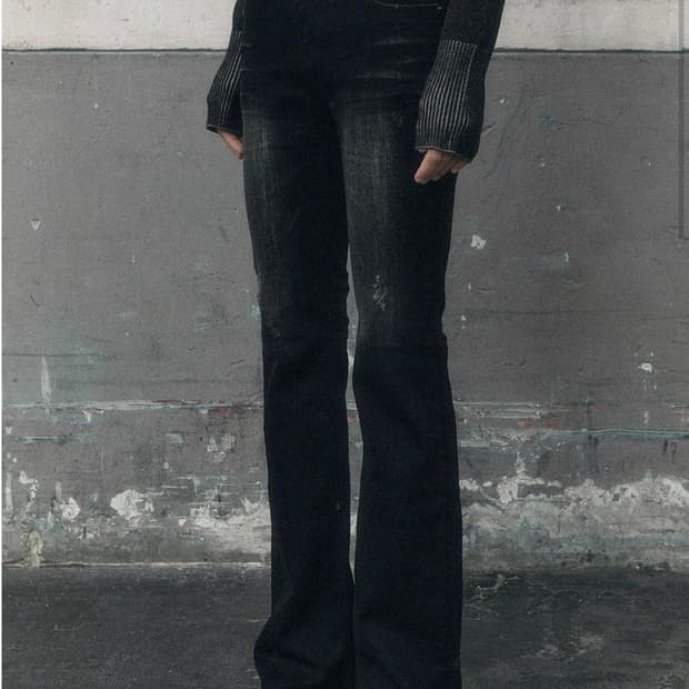 보헤미안서울 DARKNESS BOOTCUT JEANS