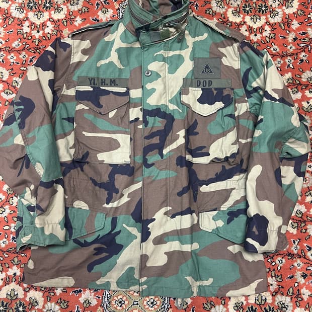 90s U.S. Army OG M65 우드랜드 필드자켓 M-S