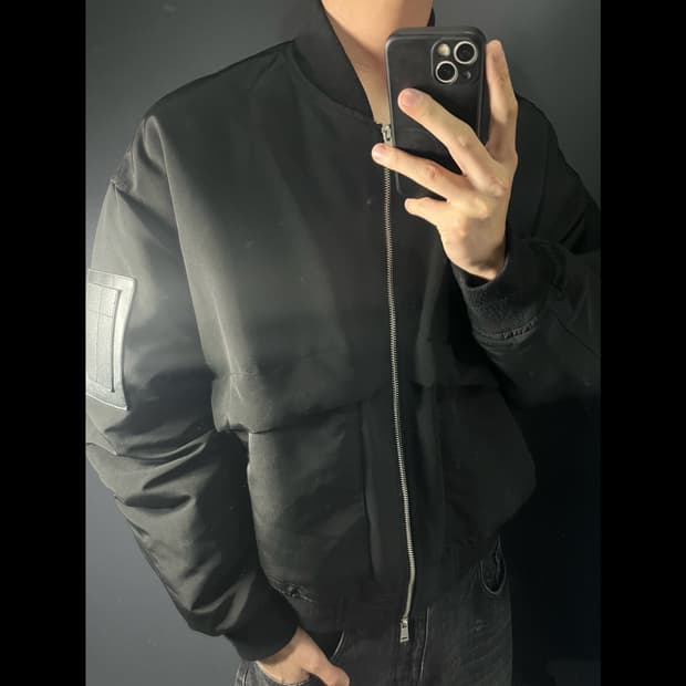 CGP 코드그라피 패딩 봄버 자켓