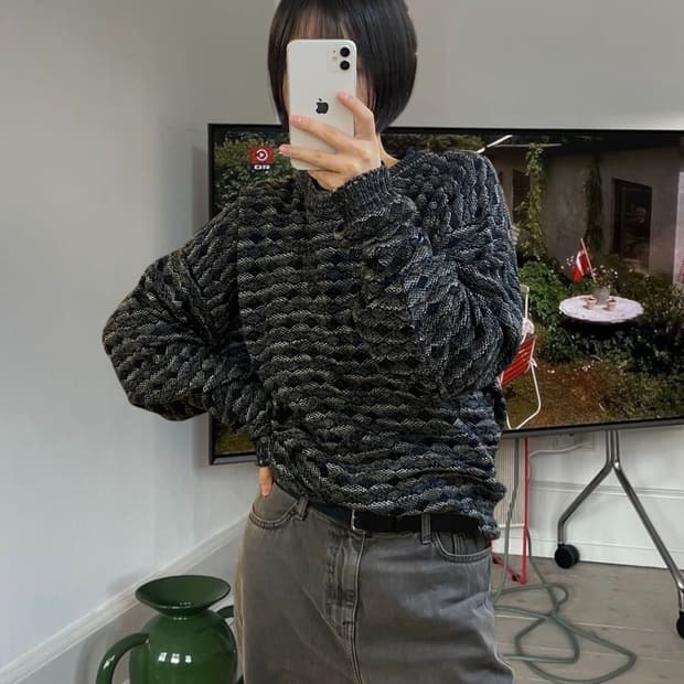 빈티지 패턴 니트 (Man L) AA0992