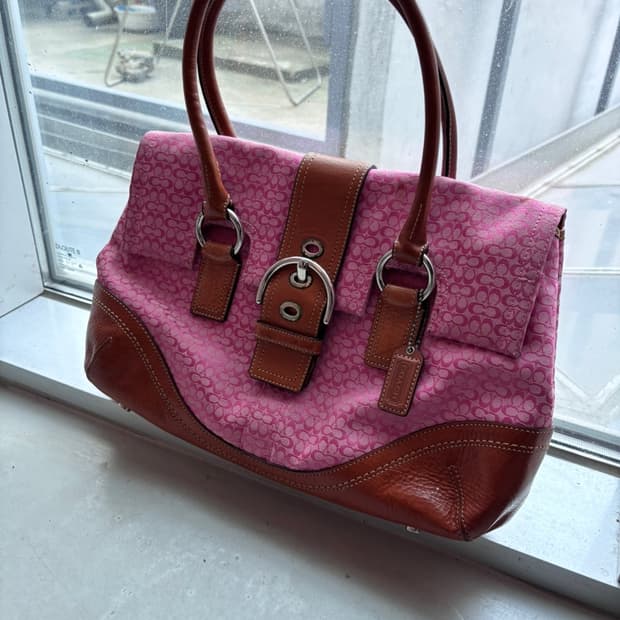 Vintage Coach Leather Bag