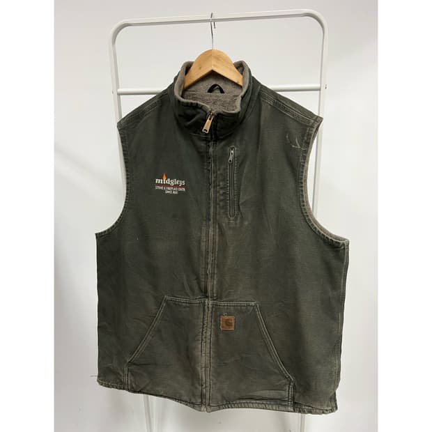 빈티지 칼하트 쉐르파 베스트