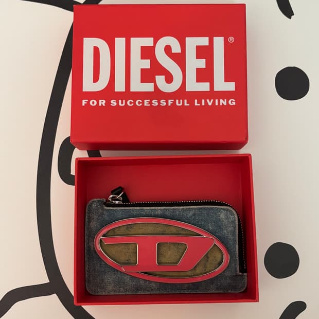 무배) 디젤  diesel 데님 카드 지갑