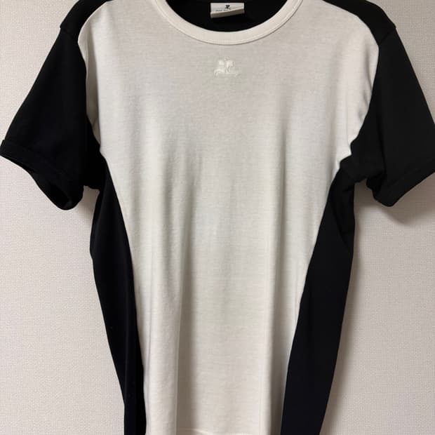 Courreges 하프 티셔츠