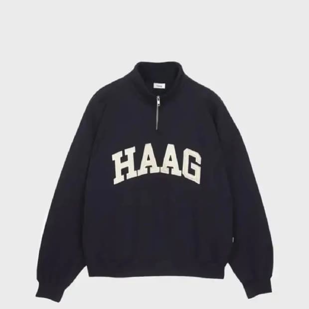 HAAG 하프집업 새상품 미개봉 헤이그 half zip-up