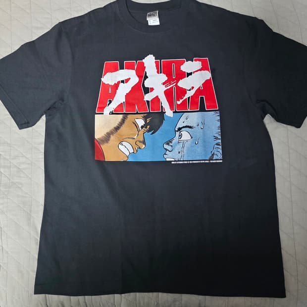 [XL] 아키라 부틀렉 이클립스 임팩트 티셔츠 블랙