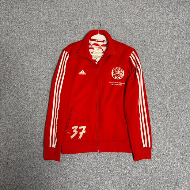 아디다스 카사블랑카 져지 레드 105 트랙탑