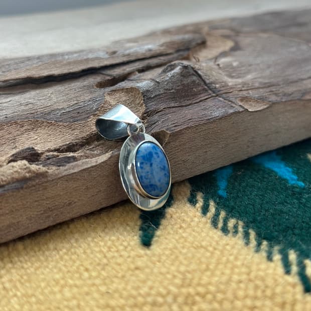 네이티브아메리칸 인디언주얼리 나바호 Ella Peter 라피즈 펜던트