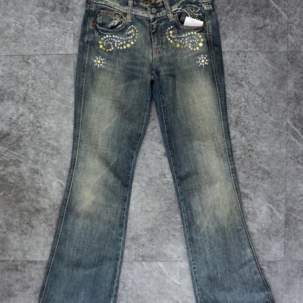 Cubic Point Washing Denim